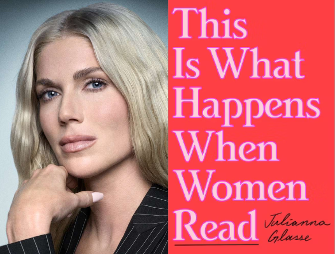 This Is What Happens When Women Read book cover and photo of Julianna Glasse 