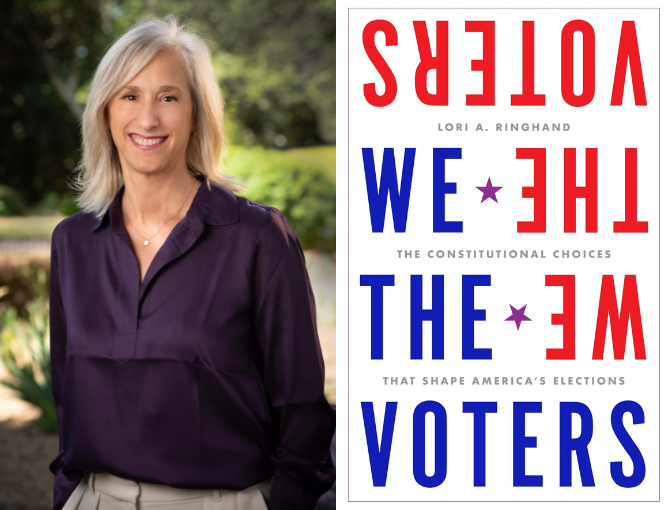 We The Voters Book Cover and photo of Lori A. Ringhand