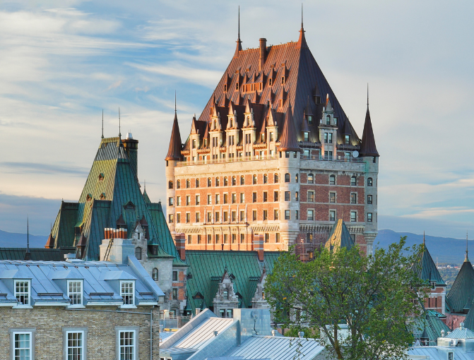 Illustration of Château Frontenac in Québec City